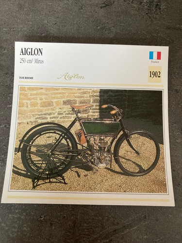 Carte fiche moto - fiche, collection