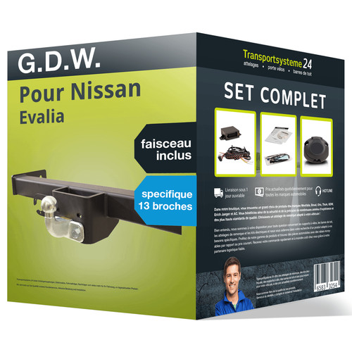 Attelage pour nissan evalia - pour,