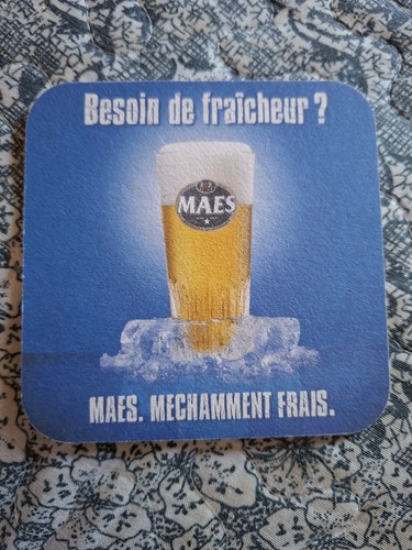 Sous bock bière maes - maes,