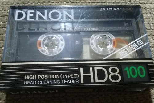 Denon hd8 100 blank cassette - denon,