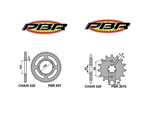 Kit transmission pbr couronne - transmission,
