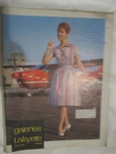 Catalogue Galeries Lafayette été 1961 (roves,vestes,sous vêtements,Cuisine,etc..