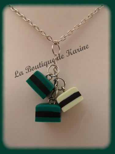 Bijoux collier enfant fimo - -,