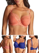 Panache Envy Full Cup Bra Four Section Side Support Stretch Lace Bras Lingerie