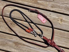 CWD Brown Leather Howlet Training Aid Martingale - Size 2 (Cob) - NWT