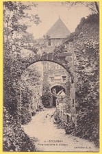 Old postcard circa 1900 Castle Burg Castello 35 - FIRERES INTERIOR DOOR OF THE CASTLE