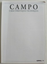 Brochure OPEL CAMPO