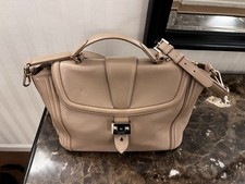 Lancel Paris Josephine leather handbag Never worn Beige, Leather