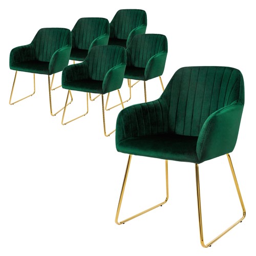 Lot chaises salle - 6, de