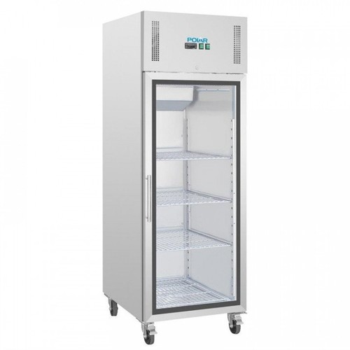Armoire vitrée inox