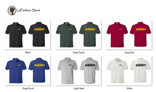 Sheriff polo with custom - sheriff,