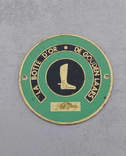 Plaque médaille la botte - plaque,
