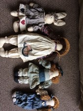 VINTAGE handmade rag dolls 4