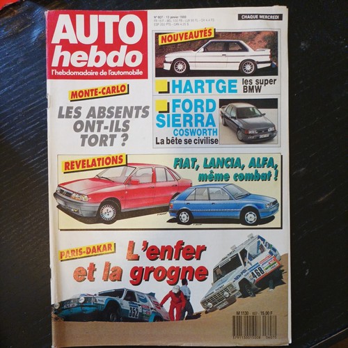 Auto hebdo 607 paris dakar