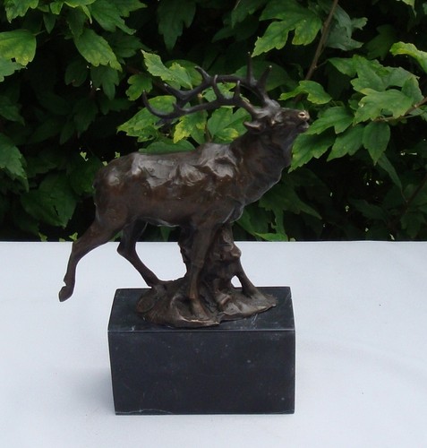 Statue sculpture cerf - sculpture,