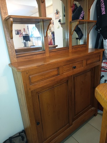Buffet bar bois marron avec - bar,