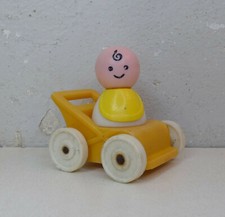 Fisher Price little people Vintage bébé et poussette