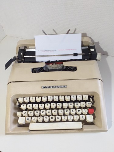 Machine ecrire olivetti - ecrire,