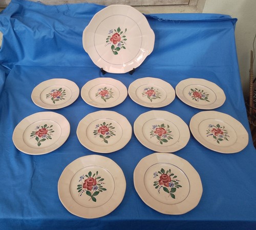 Service gâteau plat 10 - À,
