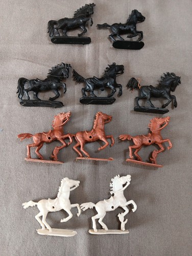 Lot chevaux cowboys - de,