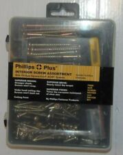 Phillips Plus Interior Screws Assorted Kit w/Screw Driver-194 Count Screw Pack