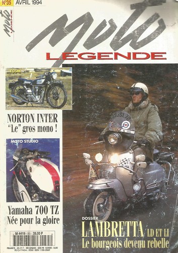 Moto legende lambretta - moto,