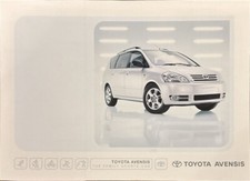 Toyota Avensis Verso Brochure Brochure Depliant 09/2002 Australia