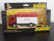 ASPECT NEUF CAMION BACHE CIRQUE AMAR MERCEDES BETAILLERE SOLIDO Ref 331