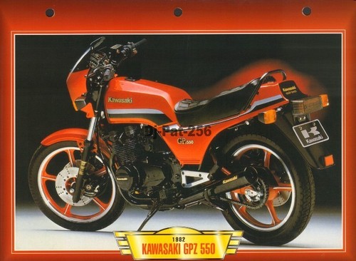 Fiche moto kawasaki gpz - fiche,