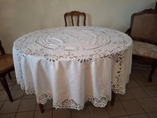 NAPPE RONDE ANCIENNE, BRODEE