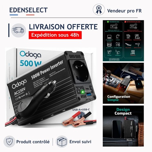 Odoga convertisseur 12v - odoga,