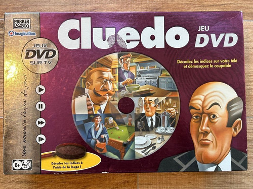 Cluedo dvd jeu de société - cluedo,
