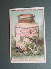 CHROMO LIEBIG S 290 LARGE JARS OF LIEBIG EXTRACT