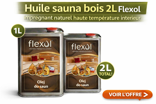 Huile sauna bois flexol - sauna, 2l
