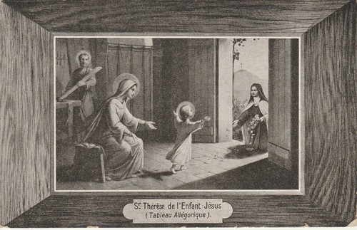 Postcard ste thérèse de - postcard,