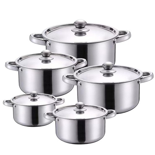 Lot marmites en acier - lot,