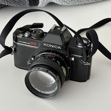 VINTAGE KONICA AUTOREFLEX TC FILM CAMERA WITH LENS Retro Photo