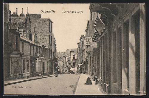 Cpa granville rue - granville,,