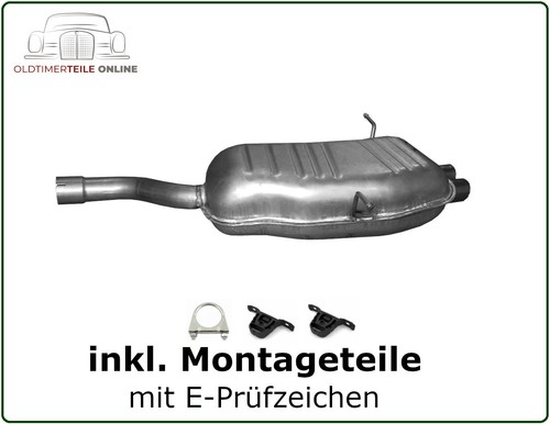 Silencieux pour bmw 3er e46 - silencieux,