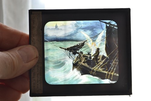 Ancienne plaque verre de - verre,