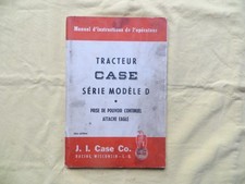Tracteur CASE série modèle D