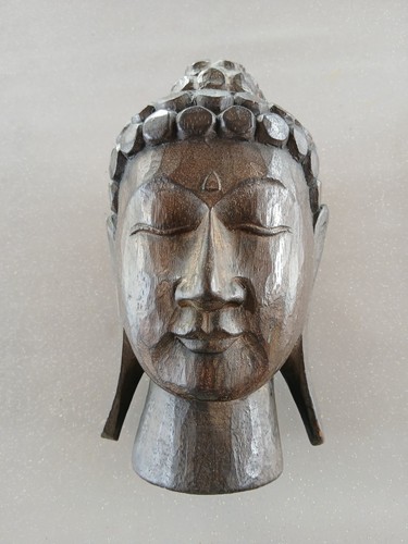 Statue bouddhisme tête - statue,