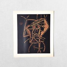 Pablo Picasso Linogravures Tete Femme 1962 Published Cercle D'Art Linocut Boeck