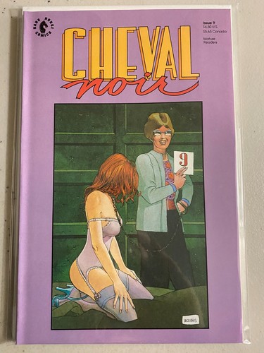 Cheval noir moebius - cheval,
