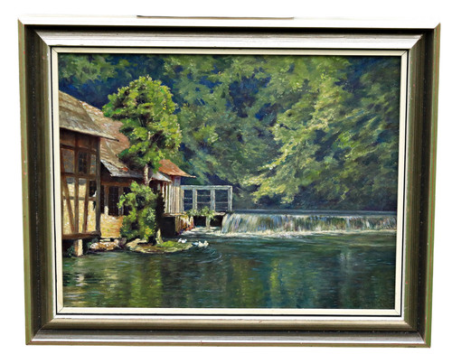 Tableau huile sur - À, l’huile