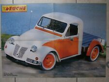 CITROËN / 2CV PICK-UP POSTER 1976 / 2CV AZM3 CUSTOM 1965 - 58 x 41 cm