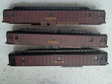 HO Jouef 3 caisses, carrosseries allèges postales  pour pièces, bricoleur