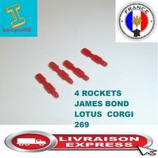 lot de 4 rockets corgi james