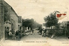 Route des Moulinets Riverains and herd of geese GUARANTEES card 