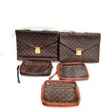 Louis Vuitton Monogram Hand Bag Clutch 5 piece set 578857